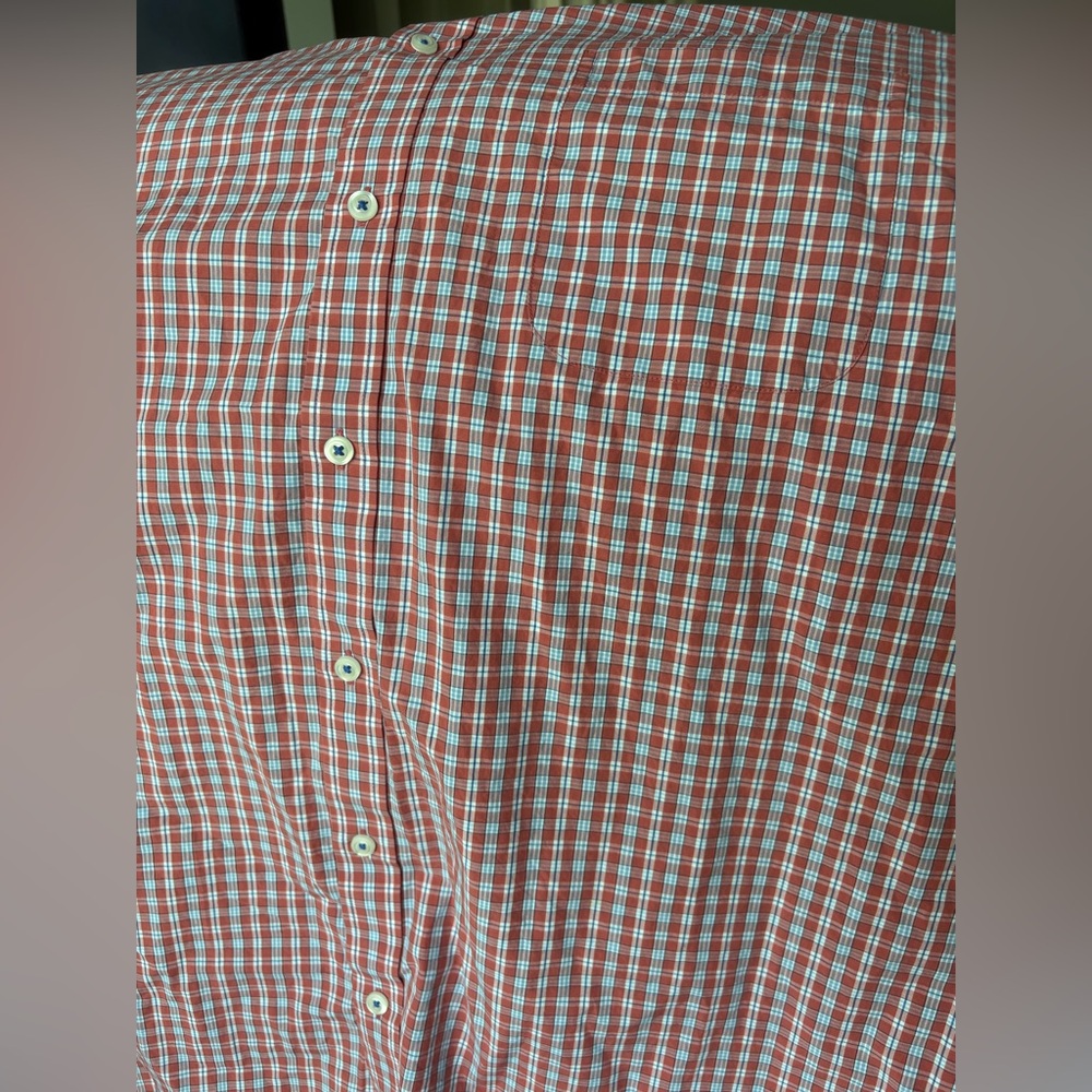 Roundtree & Yorke Red Casual Button Down Shirt